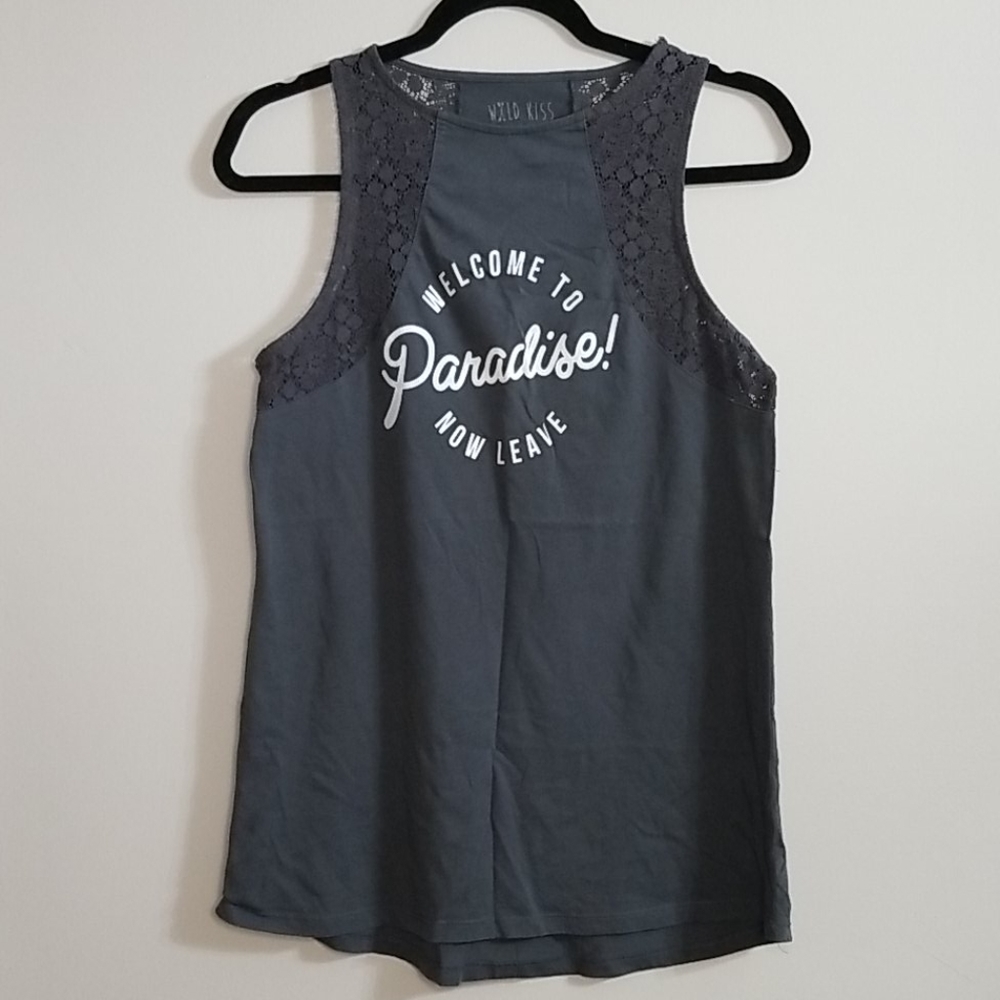 Cute lace tank top